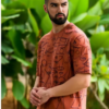 Men Graphic Printed Drop-Shoulder Sleeves Oversized Pure Cotton T-shirt