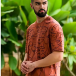 Men Graphic Printed Drop-Shoulder Sleeves Oversized Pure Cotton T-shirt
