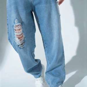 Men Slash Knee Jeans
