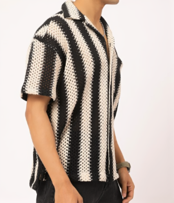 Streetstyle Knit Relaxed Shirt