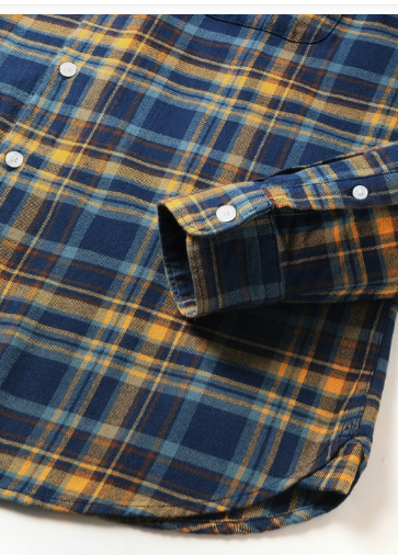 Slim Fit Tartan Checked Button Down Collar Pure Cotton Casual Shirt