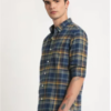 Slim Fit Tartan Checked Button Down Collar Pure Cotton Casual Shirt