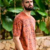 Men Graphic Printed Drop-Shoulder Sleeves Oversized Pure Cotton T-shirt