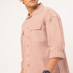 Flap-Pocketed Twill Shirt