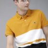 Men Mustard Pure Cotton T-shirt